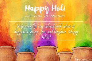 Celebrating Holi in March